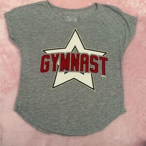 Justice Girls Gymnastics Shirt Size 10